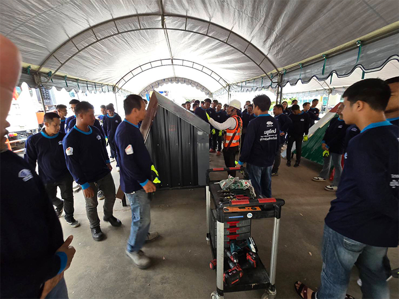 โครงการ​ฝึกอบรมช่าง​โดย​ศูนย์อบรมบูลสโคป